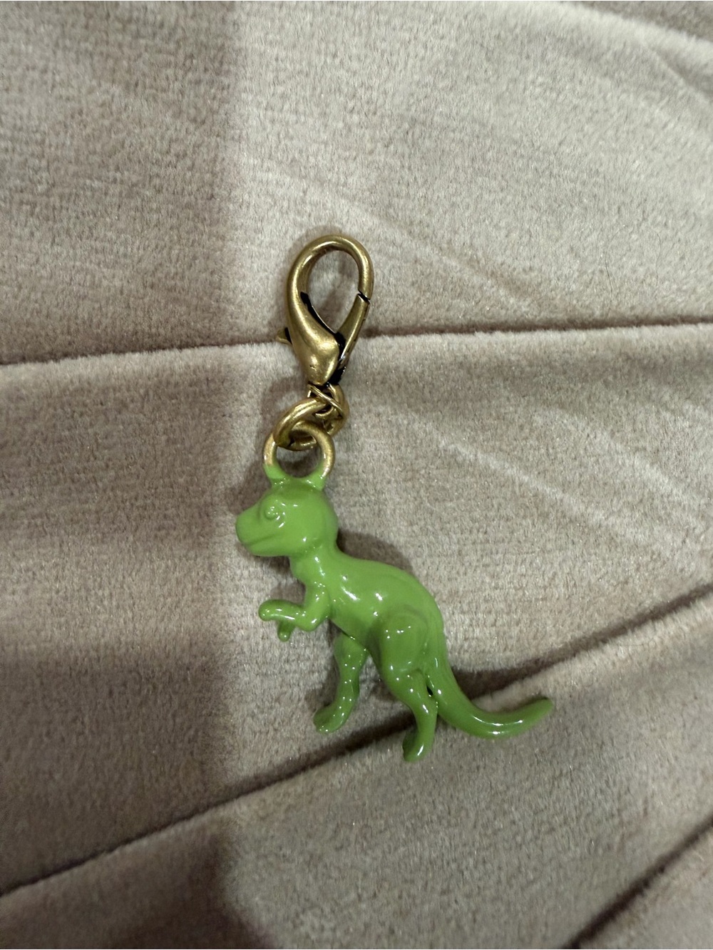 Coach Green Dinosaur Charm
